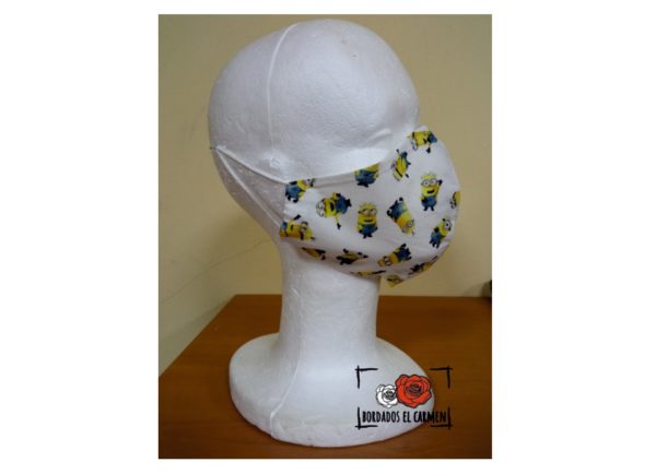 M019NP-Mascarilla Infantil Minions