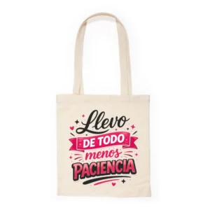 Bolsa llevo de todo menos paciencia